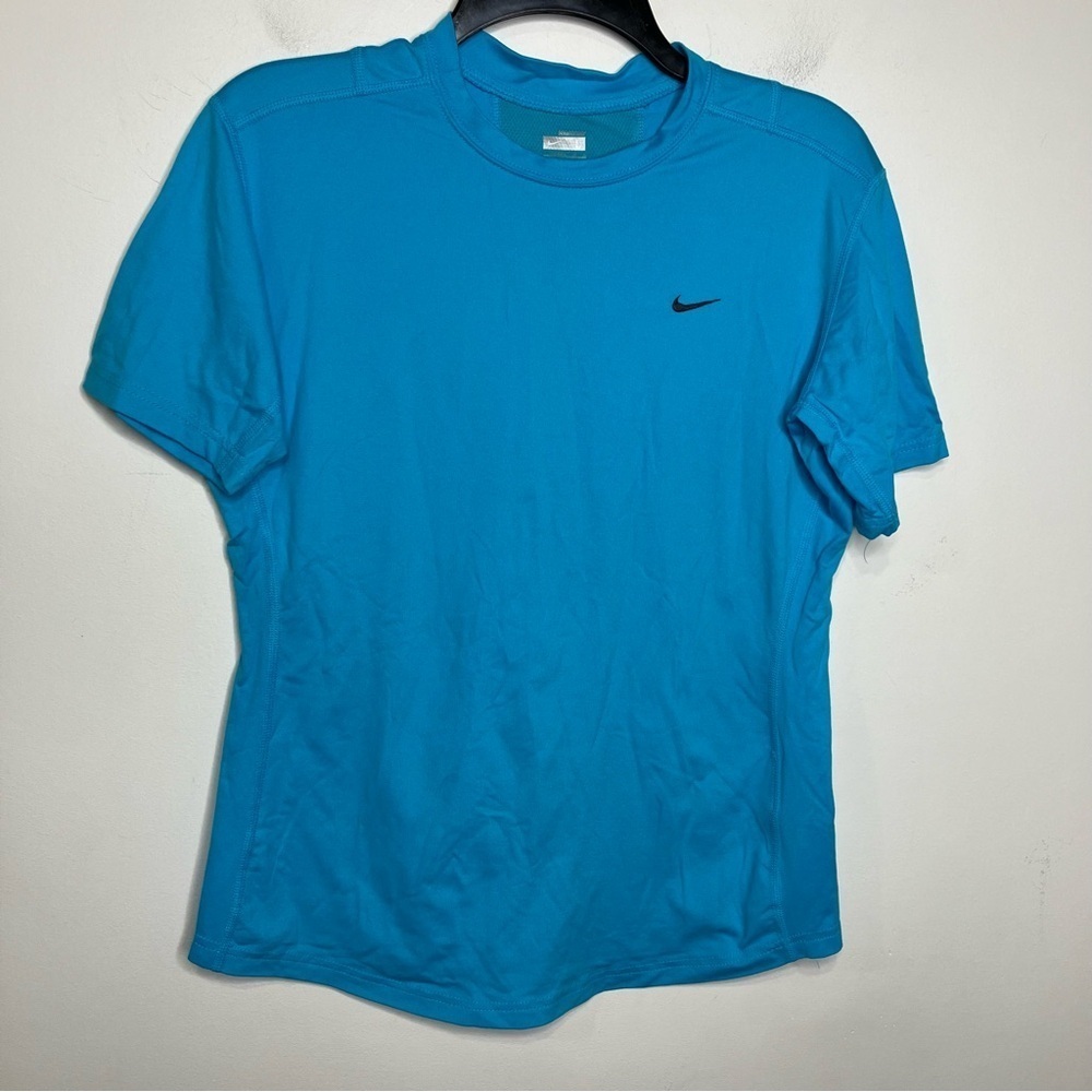 Nike fit dry teal t-shirt size large